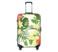 PPHGUT hojas tropicales y Flores Print Universal Travel Suitcase Cover Elastic Luggage Protector Waterproof Lightweight