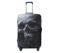PPHGUT Horror Ghost Skull Print Suitcase Cover Universal Elastic Luggage Protector Travel Daily Business Vacation