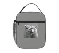PPHGUT I Love Alpacas Print Adults Lunch Bag Tote Waterproof Work Travel Reusable Portable Bento Box