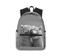 PPHGUT I Love Alpacas Print Casual Backpack Lightweight Travel Outdoor Adventures Camping Dual Shoulder Bag