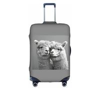 PPHGUT I Love Alpacas Print Universal Travel Suitcase Cover Elastic Luggage Protector Waterproof Lightweight