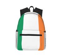 PPHGUT Irish Flag Print Casual Backpack Lightweight Travel Outdoor Adventures Camping Dual Shoulder Bag