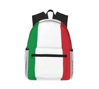 PPHGUT Italy Flag Print Casual Backpack Lightweight Travel Outdoor Adventures Camping Dual Shoulder Bag