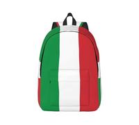 PPHGUT Italy Flag Print Unisex Backpack Lightweight Double Shoulder Bag Travel Outdoor Use Weekend Getaways