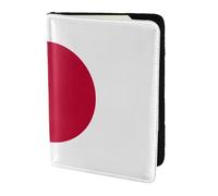 PPHGUT Japanese Flag Print Men Women Passport Travel Document Lightweight Stylis Secure Business Leisure