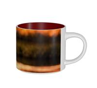 PPHGUT Loon Nature Bird Print Adults Large Capacity Ceramic Mugs Home Office Kitchen Gifting Outdoor Everyday Use