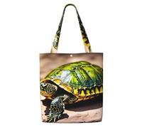PPHGUT Lord Howe Island Sea Turtle Print Versatility Canvas Shoulder Bag Shopping Casual Travel Picnic Everyday Use Tote