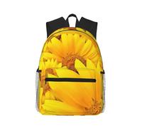 PPHGUT Many Sunflowers Print Casual Backpack Lightweight Travel Outdoor Adventures Camping Dual Shoulder Bag