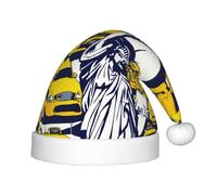 PPHGUT New York City Print Kids Christmas Hat Comfortable Xmas Holiday Cap for Santa Party New Year Trim