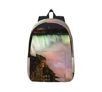 PPHGUT Niagara Falls Print Unisex Backpack Lightweight Double Shoulder Bag Travel Outdoor Use Weekend Getaways