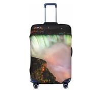 PPHGUT Niagara Falls Print Universal Travel Suitcase Cover Elastic Luggage Protector Waterproof Lightweight