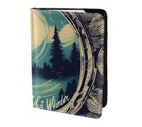 PPHGUT Not All Who Wander are Lost 1 Print Men Women Passport Travel Document Lightweight Stylis Secure Business Leisure