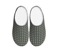 PPHGUT Not All Who Wander Are Lost 1 Print Travel Hotel Shoes Unisex TPR Slippers Non-Slip Sole Anti-Pilling Flannel Indoor
