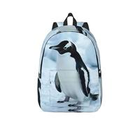 PPHGUT Penguin Print Unisex Backpack Lightweight Double Shoulder Bag Travel Outdoor Use Weekend Getaways