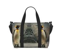 PPHGUT Penguin Print Versatile Hand Travel Bag Unisex Lightweight Fashion Weekend Gym Vacation Camping