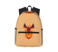 PPHGUT Phoenix Print Casual Backpack Lightweight Travel Outdoor Adventures Camping Dual Shoulder Bag