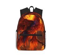 PPHGUT Phoenix Print Casual Backpack Lightweight Travel Outdoor Adventures Camping Dual Shoulder Bag
