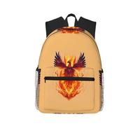PPHGUT Phoenix Print Casual Backpack Lightweight Travel Outdoor Adventures Camping Dual Shoulder Bag