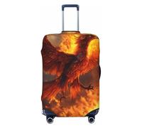 PPHGUT Phoenix Print Suitcase Cover Universal Elastic Luggage Protector Travel Daily Business Vacation