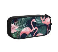 PPHGUT Pink Flamingo Print Pencil Pouch Storage Cosmetics Art Tools Supplies Students Teachers Versatile Use