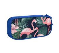 PPHGUT Pink Flamingo Print Pencil Pouch Storage Cosmetics Art Tools Supplies Students Teachers Versatile Use