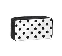 PPHGUT Polka dot Print Adults Spacious Case Large-Capacity Stationery Daily Carry Office Organizer Pouch