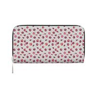 PPHGUT Pomegranate Pattern Print Wallet Men Women Portable Clutch Purse Stylish Accessory Daily Use Travel