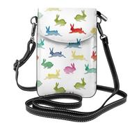 PPHGUT Rabbits in Different Poses Jumping Running Print Adjustable Shoulder Bag Crossbody Women Phone Case Lightweight Fashion Accessory