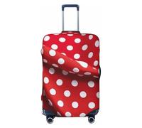 PPHGUT Red White Polka Dot Print Suitcase Cover Universal Elastic Luggage Protector Travel Daily Business Vacation