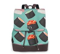 PPHGUT Sushi Food Pattern1 Print Women Backpack Stylish Lightweight Rucksack Everyday Casual Bag Travel Work Business