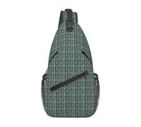 PPHGUT Tropical Fruit Pineapple Print Men Women Cross Chest Bag Diagonally Sling Backpack Travel Running Daily Use