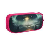 PPHGUT UFO at Night Print Pencil Pouch Storage Cosmetics Art Tools Supplies Students Teachers Versatile Use