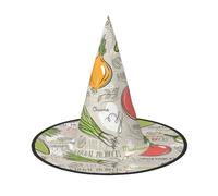 PPHGUT Vegetable Fruit Print Carnival Party Hat Headwear For Adults Cosplay Costume Family Gatherings Events