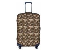 PPHGUT Wild Animals Retro Farmhouse Print Universal Travel Suitcase Cover Elastic Luggage Protector Waterproof Lightweight