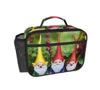 PPHGUT Xmas Funny Gnomes Print Lunch Box Bag Tote Versatile Work Office Picnic Travel Reusable Daily Commute