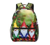 PPHGUT Xmas Funny Gnomes Print Versatile Leisure Backpack Lightweight Waterproof Travel Work Outdoor Adventures