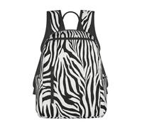 PPHGUT Zebra Print Print Men Women Lightweight Backpack Travel Casual Bag Weekend Daily Outdoor Commuter