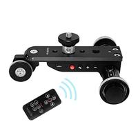 PPL-06S Camera Slider Dolly Car Rail Systems Time Lapse Electric Motorized Dolly Car For Camera Phone Camcorder Dslr(PPL-06S PRO)