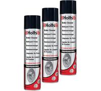 PPL Holts Brake Cleaner Spray 3 Pack - 600ml Each - Powerful Car Parts Degreaser & Maintenance Cleaning Solution