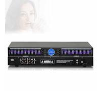 PPLDABNK 22-band Stereo Graphic Equalizer, Dual-channel Control, 10 Preset Modes | Automatic Noise Reduction And Hi-Fi Tuning, Suitable for Home Recording Studios And Live Performances,Black