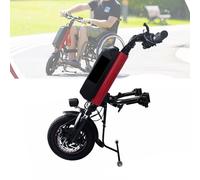 PPLDABNK 500W Electric Wheelchair Pull Head, Three-speed Speed Regulation, 12-inch Tires, Battery Life (20+20+10) Km, Including Headlights, Speakers And Display Screen,A5