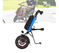 PPLDABNK 500W Electric Wheelchair Pull Head, Three-speed Speed Regulation, 12-inch Tires, Battery Life (20+20+10) Km, Including Headlights, Speakers And Display Screen,A6