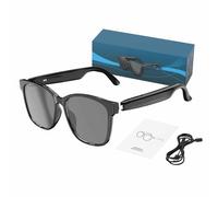 PPLDABNK Artificial Intelligence Translation Glasses, C8 Real-time Language Translation Device, 144 Language Translation, Open-Ear Music And HD Calls, Artificial Intelligence Glasses for Travel,Black