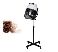 PPLDABNK Dryer Bonnet Hood, 950W Portable Salon-Style Home Use Dryer with Constant Thermostatic Heat & 0-60 Min Timer for Tresses Styling, Black,Black