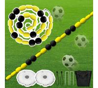 PPLDABNK Goalkeeper Rebound Chain Training, Football Agility Equipment