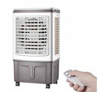 PPLDABNK Portable Air Conditioner Cooler, 3-speed Cooling Fan, Portable Air Conditioner with 40L Large Water Tank, Three-in-one Air Cooling Fan with Wheels, for Outdoor Indoors,Remote control model