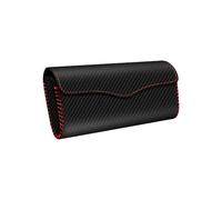 PPLKHS Auto Eyeglasses Storage Universal Car Multifunctional Sun Visor Glasses Case(Carbon fiber pattern)
