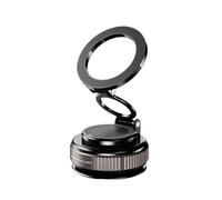 PPLKHS Car Phone Mount 2025 Vacuum Adsorption Magnetic Foldable 360-Degree Rotating Car Phone Holder Air Vent Cradle(Obsidian Black)