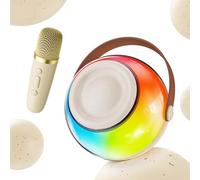 PPMIC Karaoke Machine (Beige, 1 Mic)