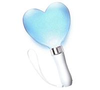 Ppmter 15 Colors Change Led Stick, Heart Shape Concert Cheering Tube Battery Powered Wedding Party Light Stick in the Dark Accessory